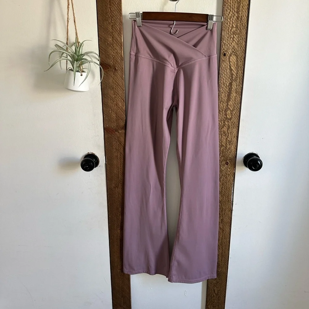 TOPYOGAS Crossover High Waist Yoga Flare Pants Women’s small